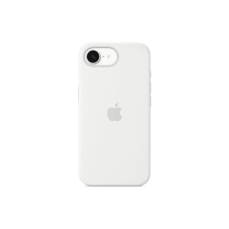 Apple iPhone 16e Silicone Case – White