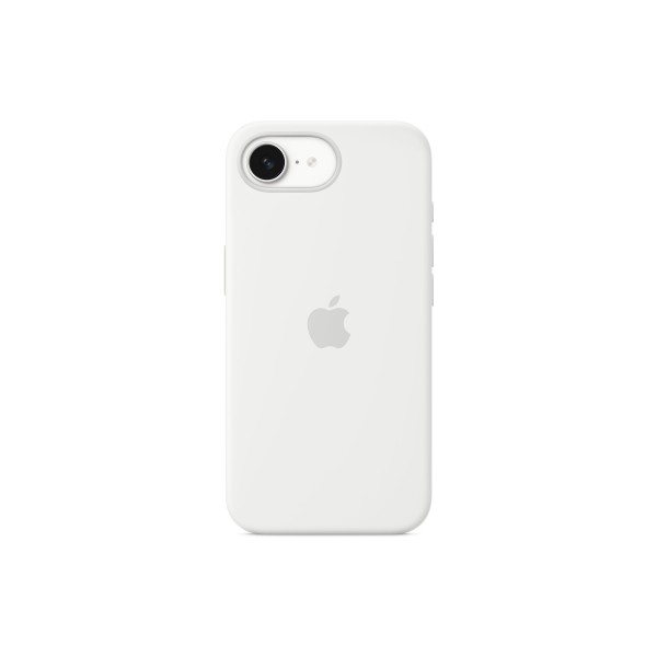 Apple iPhone 16e Silicone Case – White
