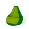 Sako bag pouffe Pear green-light green XXL 140 x 100 cm