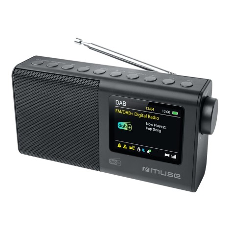 Muse | Portable Radio | M-117 DB | AUX in | Black | Portable | FM, DAB/DAB+