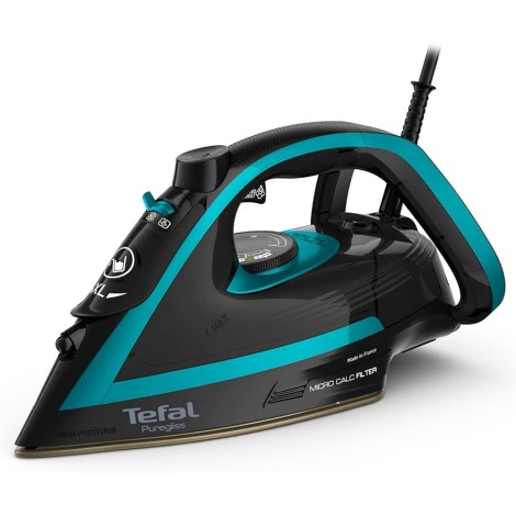 TEFAL | Iron | FV8066E0 | Steam Iron | 3000 W | Water tank capacity 270 ml | Continuous steam 50 g/min | Steam boost performance 280 g/min | Black/Blue