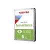 TOSHIBA S300 Video Surveillance HDD 6TB 3.5inch 5400rpm 256MB 24/7 SMR Warr 3m. BULK