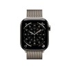 Apple Watch Series 11 GPS + Cellular 42mm Natural Titanium Case with Natural Milanese Loop
