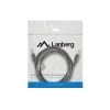 Lanberg CA-MJMJ-10CC-0020-BK audio cable 2 m 3.5mm Black