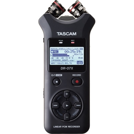 Tascam DR-07X dictaphone Flash card Black