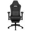 Aerocool ROYALASHBK Premium Ergonomic Gaming Chair Legrests Aeroweave Technology Black