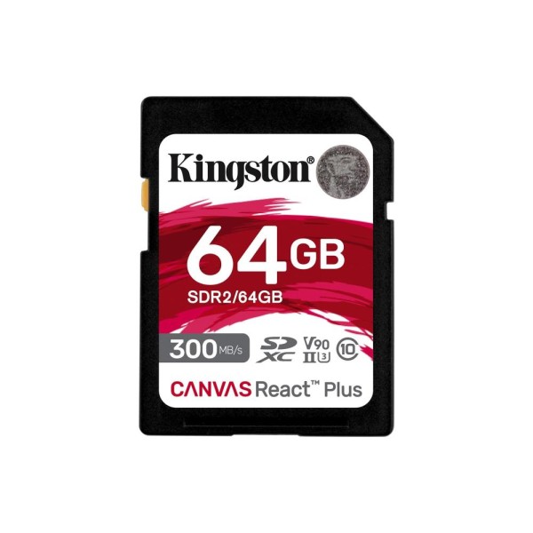 MEMORY SDXC 64GB C10/SDR2/64GB KINGSTON