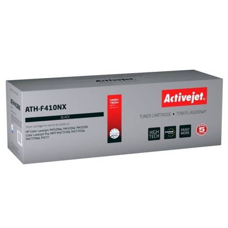 Activejet ATH-F410NX toner for HP printer; HP 410X CF410X replacement; Supreme; 6500 pages; black