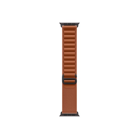 Apple 49mm Terra Cotta Alpine Loop - Large - Black Titanium Finish