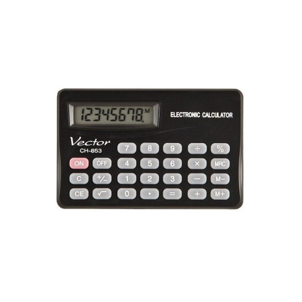Vector KAV CH-853 pocket calculator, 8 ...