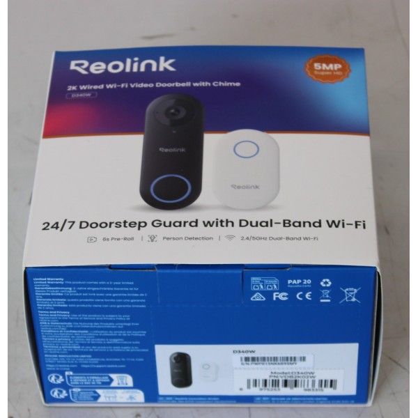SALE OUT. Reolink D340W Smart 2K+ ...