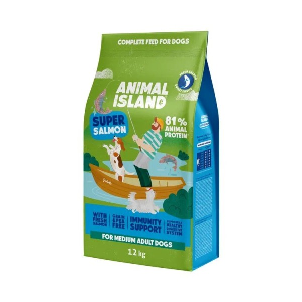 ANIMAL ISLAND łosoś premium karma sucha ...