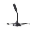 Gembird | Desktop microphone | MIC-D-02 | 3.5 mm | Black | 3.5 mm audio plug