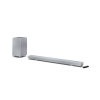 Sharp HT-SBW55121(SL) Q 5.1.2 Dolby Atmos/ DTS:X Soundbar with Wireless Subwoofer, Silver | Sharp