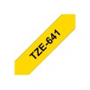 Brother | TZe-641 Laminated Tape | Black On Yellow | TZe | 8 m | 1.8 cm
