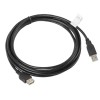 Lanberg USB-A 2.0 Cable, 3 m | CA-USBE-10CC-0030-BK | USB Type-A to USB Type-A