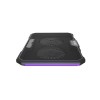 Genesis Laptop Cooler Cooling Pad Fury Gunbai G3 Fans, RGB LED Light, 2 USB, 14.1-17.3