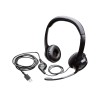 Logitech | Computer headset | H390 | On-Ear Built-in microphone | USB Type-A | Black