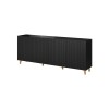 Cama Commode PAFOS 200x42x82 Black matt