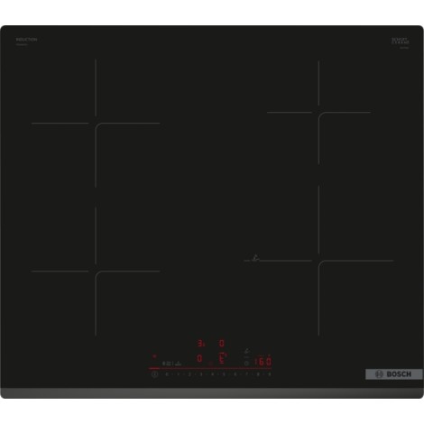 Bosch | Hob | PIE63KHC1Z | Induction | Number of burners/cooking zones 4 | Touch | Timer | Black