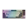 MSI FORGE GK600 TKL WIRELESS SKY | Gaming Keyboard | Wireless | US | Bluetooth | 2.4 GHz, Bluetooth, USB 2.0 | Mechanical Linear