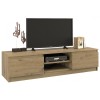 Topeshop RTV140 ARTISAN TV stand/entertainment centre 2 shelves