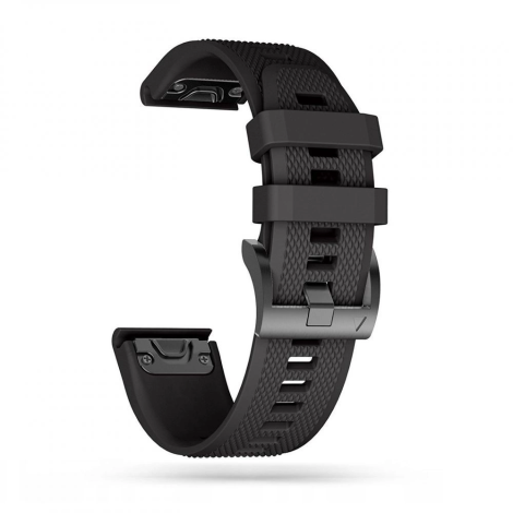 Tech-Protect watch strap Smooth Garmin Fenix 3/5X/3HR/5X Plus/6X/6X Pro, black