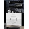 Cama living room sideboard UNI black/white gloss