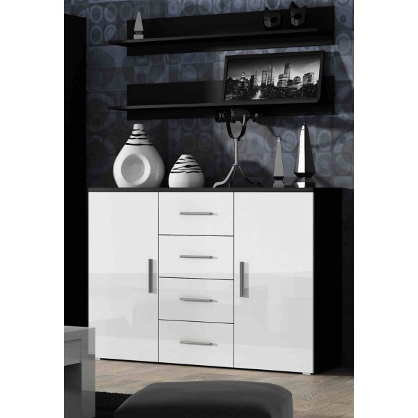 Cama living room sideboard UNI black/white ...