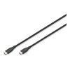 Digitus Silicone connection cable, 0.5 m | AK-300341-005-S | USB-C to USB-C