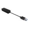 Raidsonic | USB 3.0 (A-Type) to Gigabit Ethernet Adapter | IB-AC501a