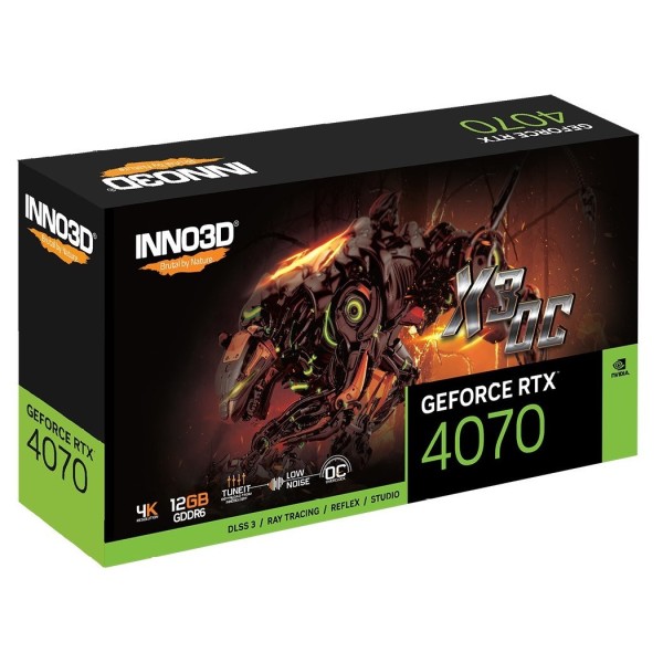 INNO3D RTX 4070 X3 OC 12 ...