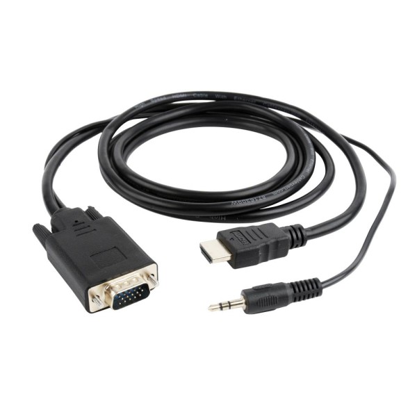 CABLE HDMI-VGA +3.5MM/3M A-HDMI-VGA-03-10 GEMBIRD