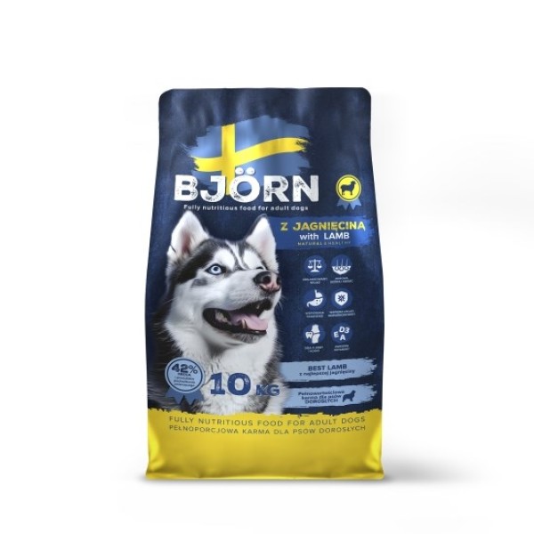 BJORN with lamb - dry dog ...