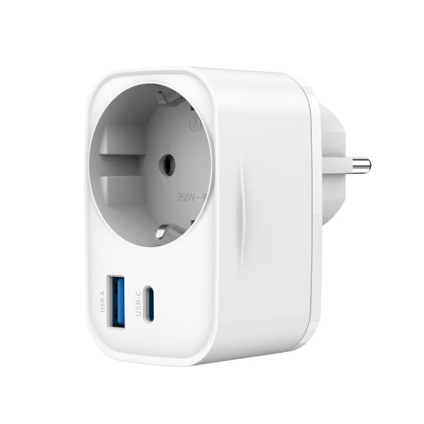 CHARGER USB UNIVERSAL 20W WHT/2P AC ...