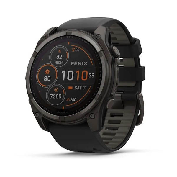 SMARTWATCH FENIX 8 SAPP. SOLAR/BLACK/GRAY 010-02907-11 ...