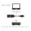 I/O ADAPTER USB TO RJ45/M/F CAC-1421 CLUB3D