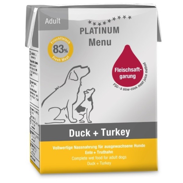 PLATINUM Menu Adult Duck+Turkey  - ...