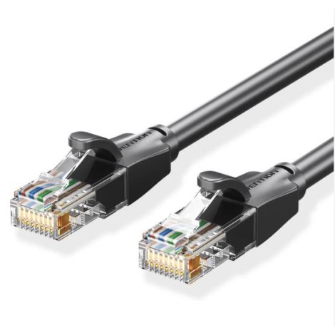 PATCH CABLE CAT.6 UTP/1.5M BLACK IBEBG VENTION