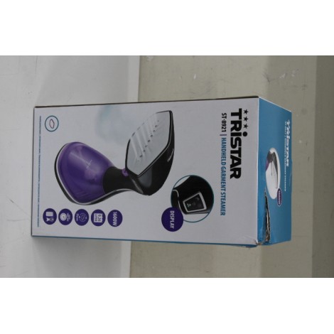 SALE OUT. Tristar ST-8921 Steamer, Handheld, Power 1600 W, Water tank 0,26 L, Continuous steam 25 g/min, Black | Tristar | Garment Steamer | ST-8921 | Handheld | 1600 W | 0.26 L | 25 g/min | Black/Purple | DAMAGED PACKAGING AND INNER PACKAGING