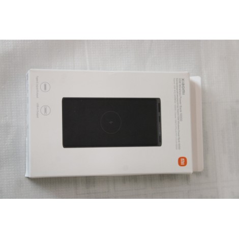 SALE OUT. Xiaomi 10W Wireless Power Bank 10000 | Xiaomi 10W Wireless Power Bank 10000mAh | 10000 mAh | 5 V/3 A | Black | USED, MISSING USB CABLE