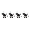 Lanberg Castors x4 with thread and brake for wall mounting cabinets | Lanberg