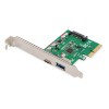 Digitus | PCIe card, USB-C 3.1 Gen 2, 10Gpbs, USB-A 3.1 | DS-30225