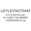 LENOVO ThinkPad X13 YOGA G2 2in1 i5-1135G7 16GB 256GB SSD 13,3" WUXGA(touch) Win11pro Used US QWERTY