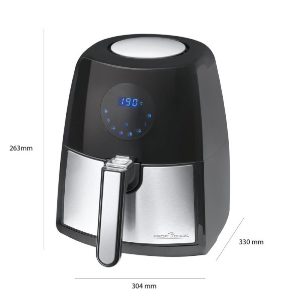 Low fat hot air fryer ProfiCook ...