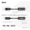 CABLE DP TO HDMI 3M/M/M CAC-1087 CLUB3D