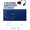 CABLE ADAPTER 4-PIN WITH I/O/PR5MEC21 TELTONIKA