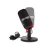 Studio microphone with BLOW LED stand