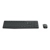 Logitech MK235 keyboard Mouse included USB QWERTY US International Grey