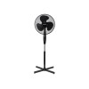 Mesko | Fan | MS 7311 | Stand Fan | Black | Diameter 40 cm | Number of speeds 3 | Oscillation | 45 W | No